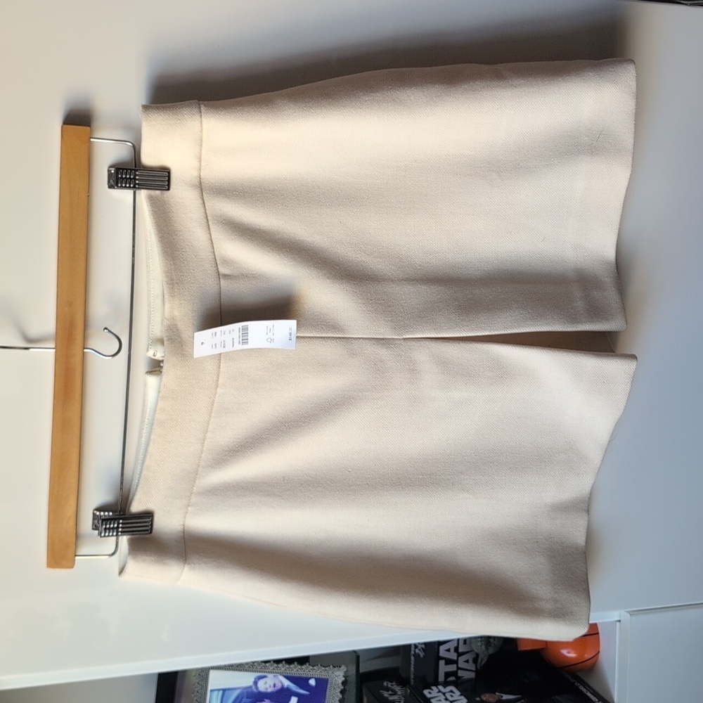 J. Crew Cream Mini Skirt